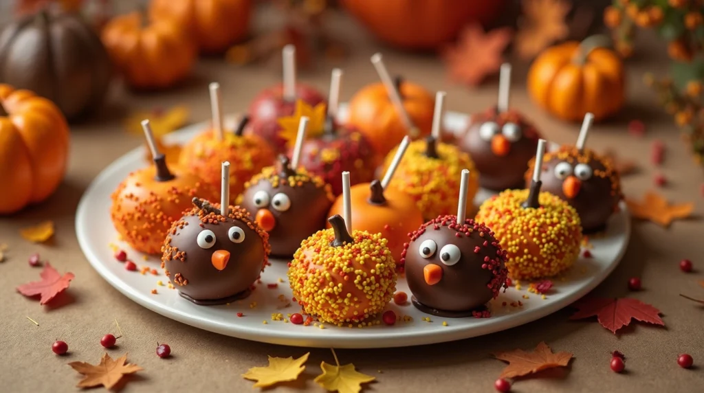 thanksgiving cake pops